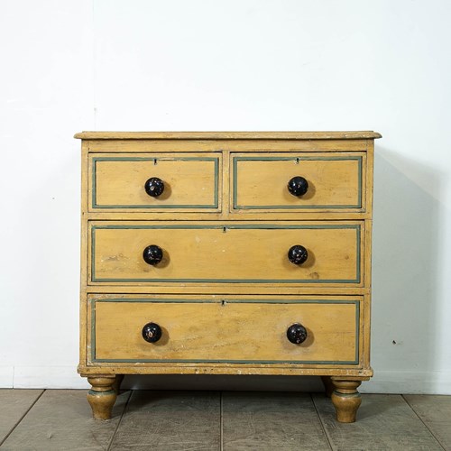 Victorian Painted Chest Of Drawers