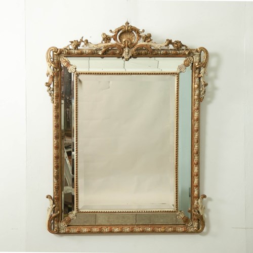 Gilded Cushion Mirror