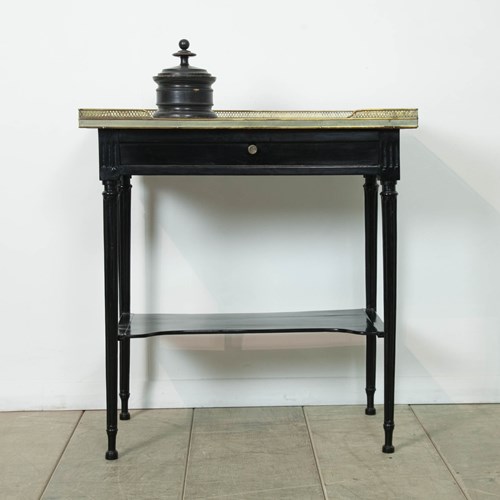 Ebonised Side Table