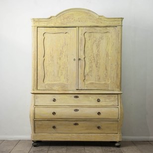 Dutch Painted Housekeepers Cupboard...