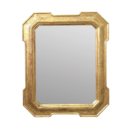 French, Gilded Mirror