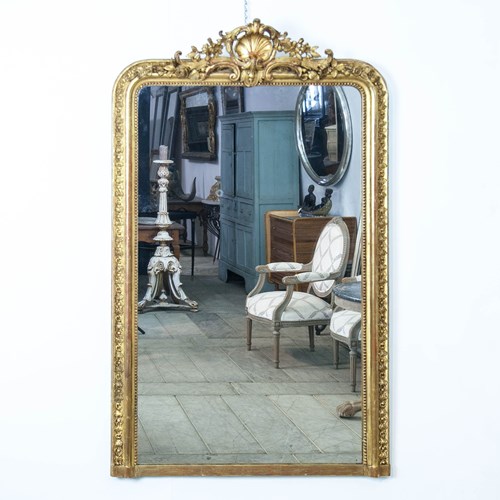 Giltwood Louis Philippe Mirror