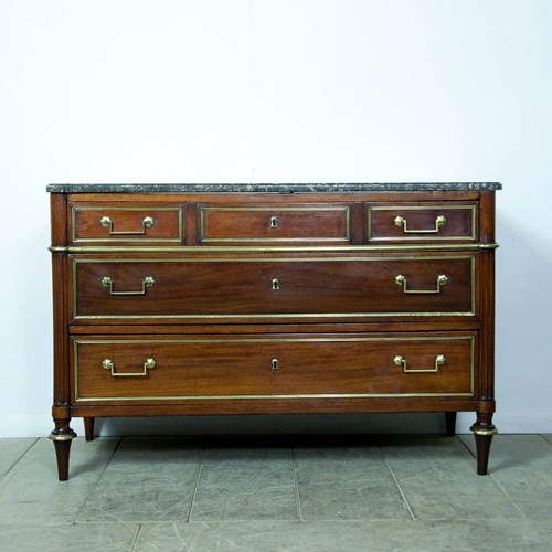 Louis XVI Mahogany Commode