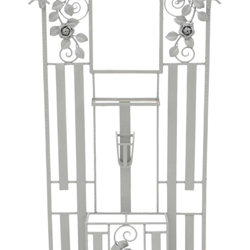 Wrought iron hall stand