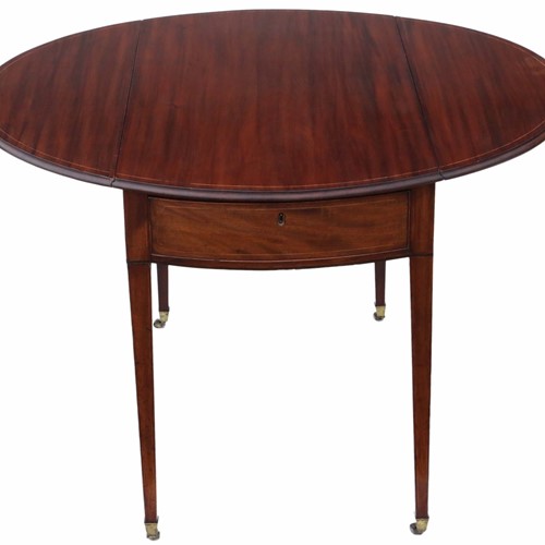 Regency Inlaid Mahogany Pembroke Table