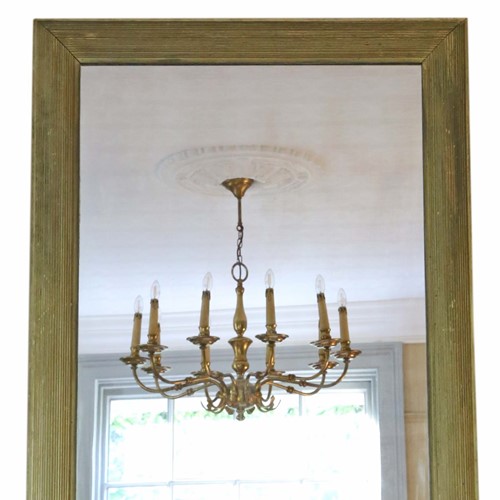 Antique Large Gilt Wall Mirror Art Deco