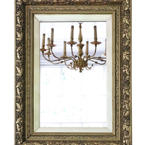 Gilt 19Th Century Overmantle / Wall Mirror