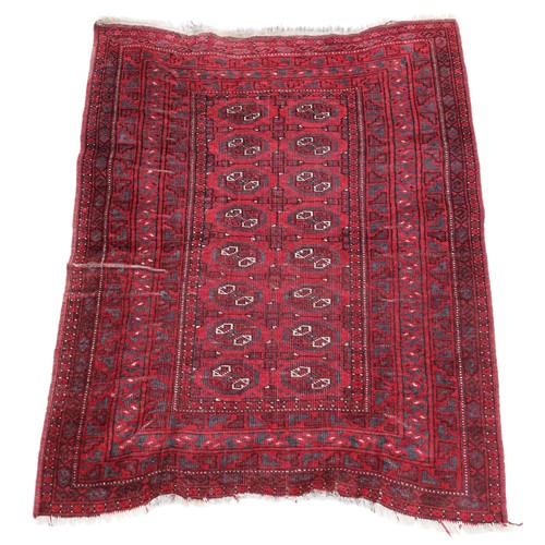 Vintage/Retro Wool Rug Roughly  4'8" X 3'4"