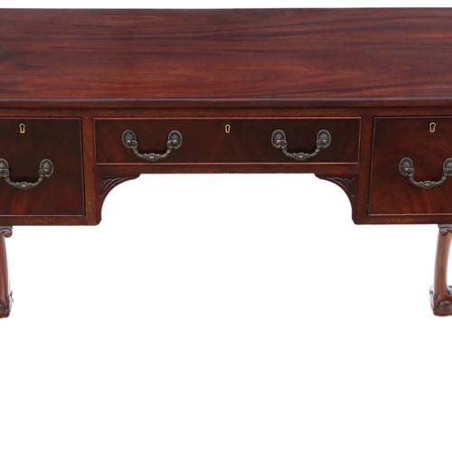 C1910 mahogany writing desk dressing table