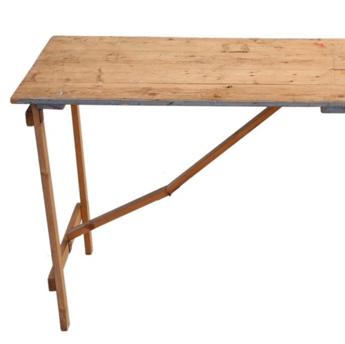 Vintage Trestle Kitchen Refectory Dining Table