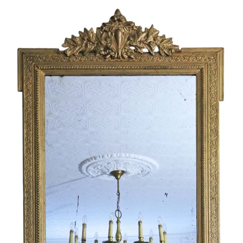 19Th Century Gilt Overmantle Or Wall Mirror 