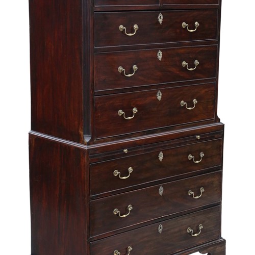 Antique Tallboy Chest On Chest Of Drawers
