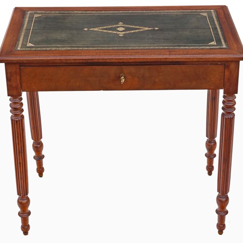 Mahogany Desk Writing Side Occasional Table