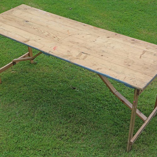 Vintage Retro Trestle Kitchen 6' Refectory Garden Dining Table