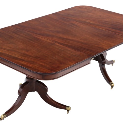 Antique Large Mahogany Extending Dining Table