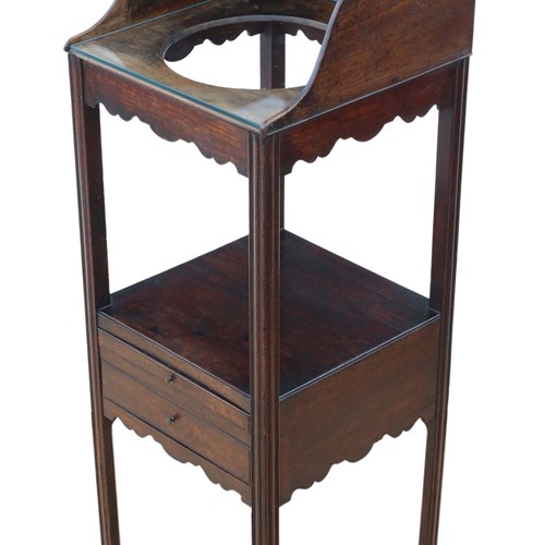 Antique Georgian Mahogany Bedside Table