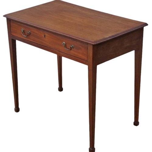 Antique Fine Quality Georgian Mahogany Writing Dressing Table 19Th Century Desk 