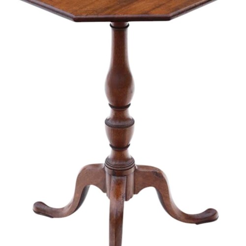 Antique Fine Quality 19Th Century Wine Or Side Table Mahogany