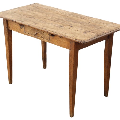 Antique 18Th / 19Th Century Elm & Pine Writing Desk Kitchen, Dining Table