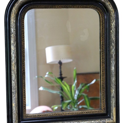 19Th Century Ebonised And Gilt Overmantel Mirror