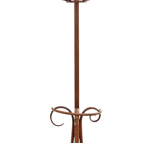 Antique C.1900 Large Bentwood Coat & Hat Stand Quality Hall Rack, Wall-Standing