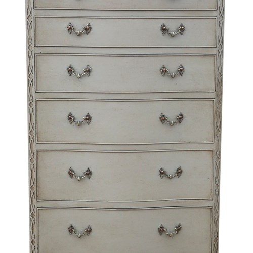 Vintage Mid-20Th Century Painted Chest Of Drawers