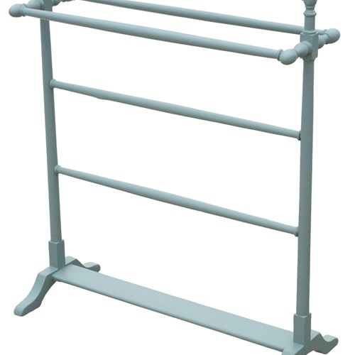 Antique C.1900 Painted Beech Towel Stand With 5 Rails – Fine Quality