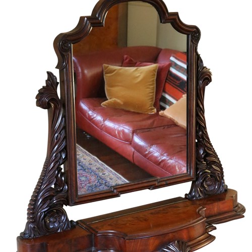 Antique 19Th Century Dressing Table Swing Mirror – Fine Quality