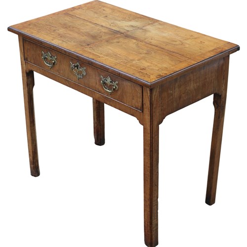Antique 18Th Century Georgian Walnut Writing Side / Dressing Table
