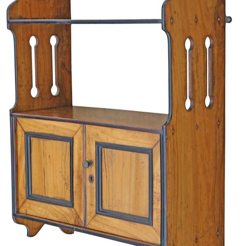 Antique 19Th Century Limewood Wall Shelves / Cupboard – Fine Quality