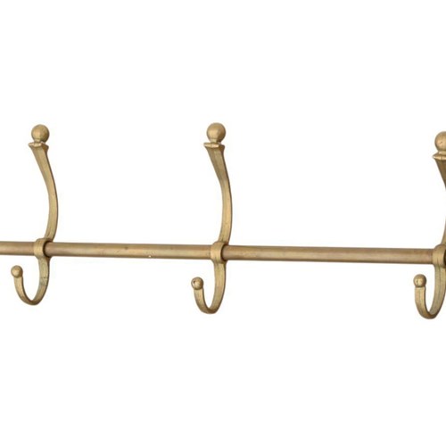  Horses Vintage Retro C.1960 Brass Metal Hall Coat & Hat Stand- Quality