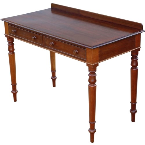 Antique Fine Quality 19Th Century Heal And Son Mahogany Writing / Dressing Table
