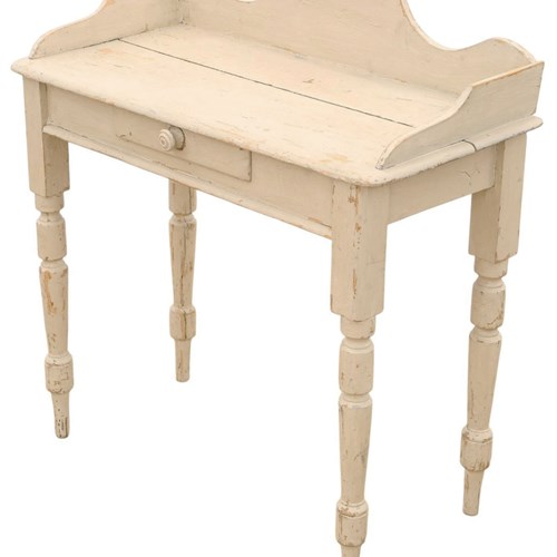 Antique 19Th Century Painted Writing / Dressing Table Desk