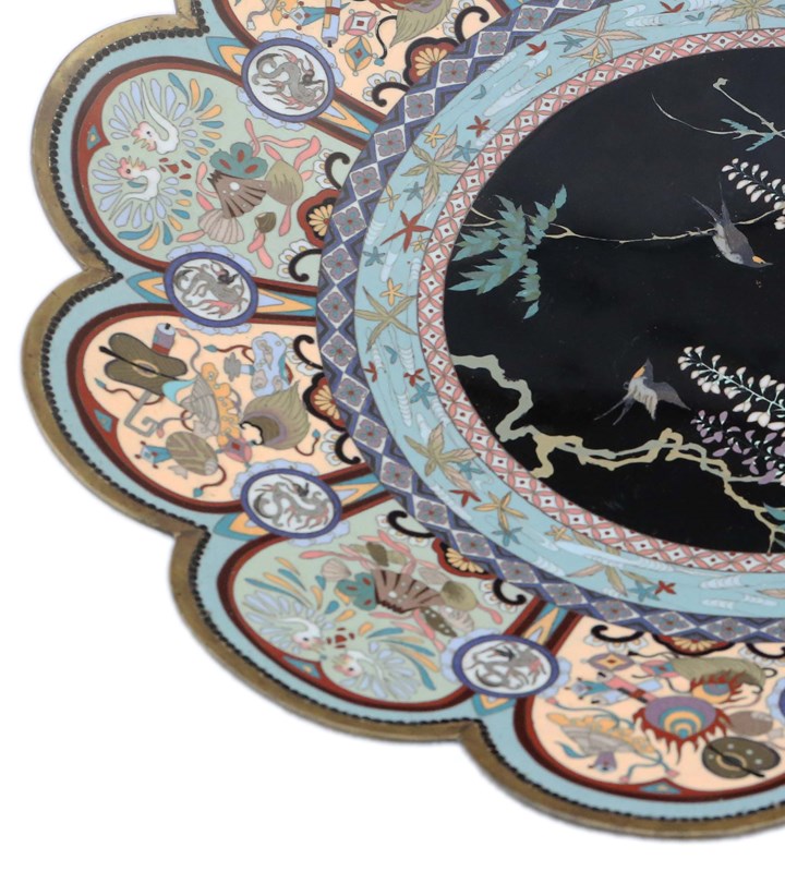 Antique Fine Quality Large 18" Meiji Oriental Japanese Cloisonne Charger Plate-prior-willis-antiques-i8266-6-main-638087952722671640.jpg