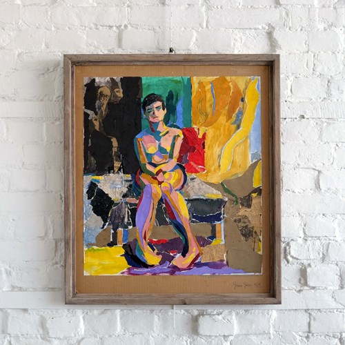 1970S Abstract Nude Collage