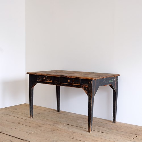 French Desk In Original Paint