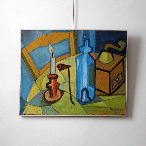 Abstract Cubist Still Life - Chantriaux