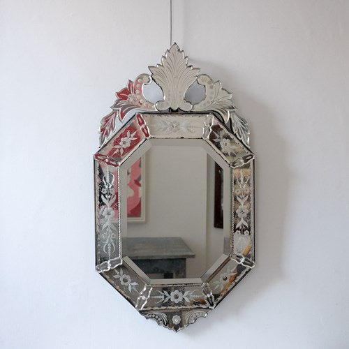 Decorative French Venetian Mirror