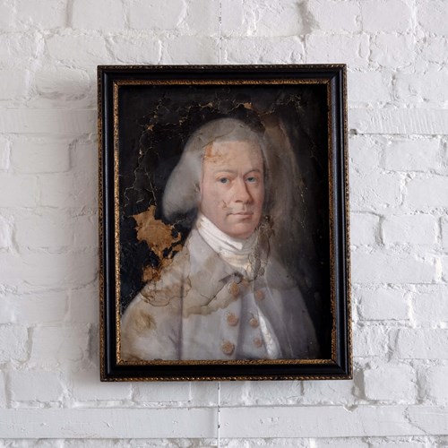 18Th Century French Portrait Of A Gentleman