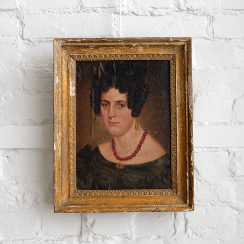 19Th Century Portrait Of An English Lady