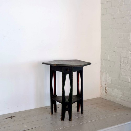 Painted Folk Art Table