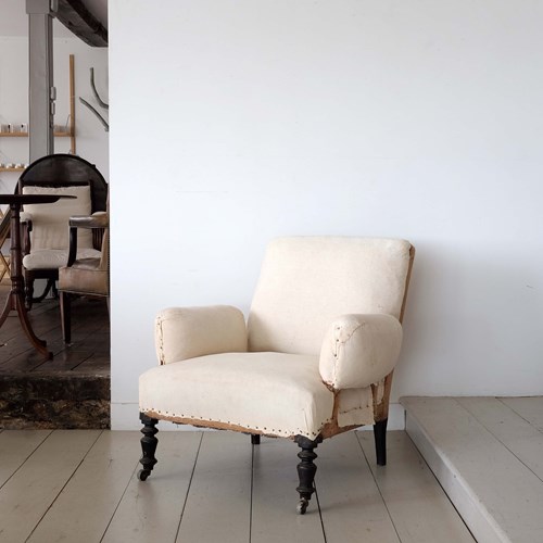 Antique French Napoleon III Armchair