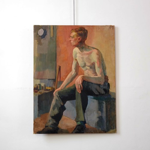 Half Nude Study