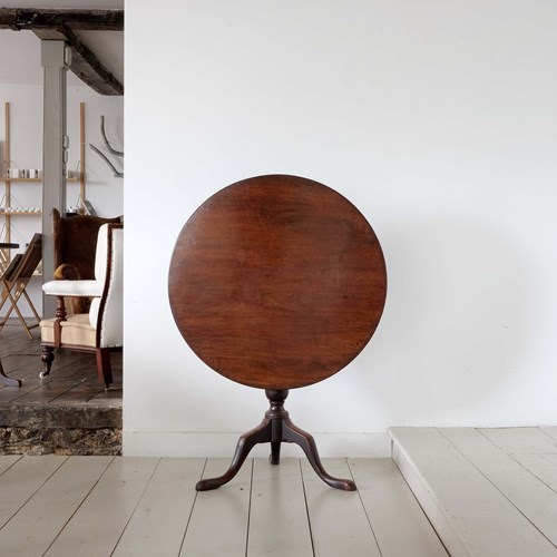 George III Mahogany Tip Top Table
