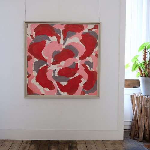 Large Framed 1960S Abstract Composition - Johnnie Clarke