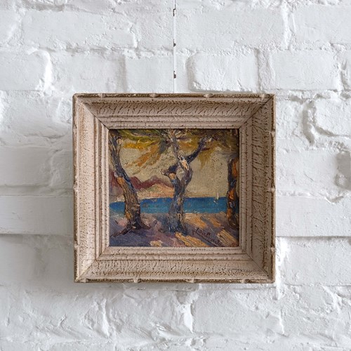 Early 20Th Century Spanish Coastal Scene