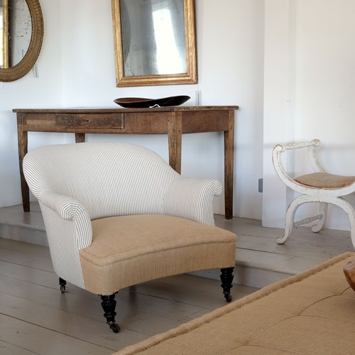 French Antique Tub Chair