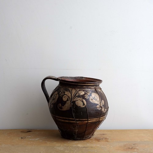 Antique Slipware Jug