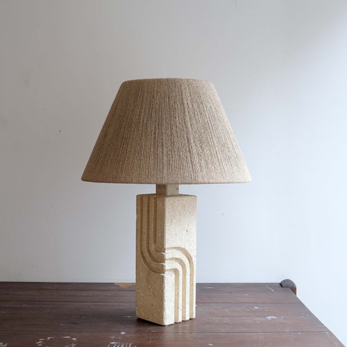 1970S Stone Table Lamp