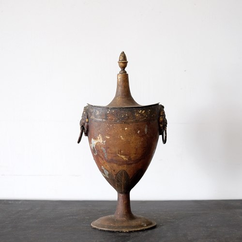 Antique Toleware Urn